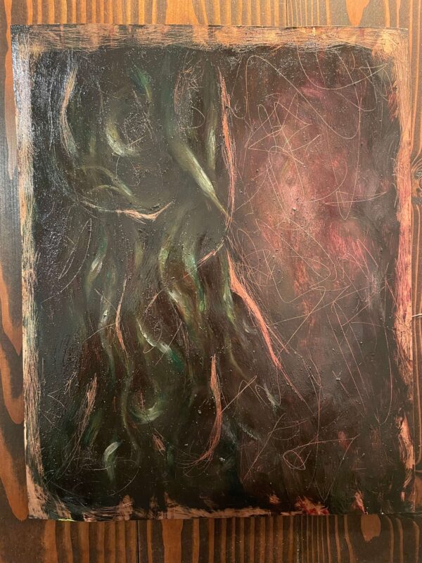 "Siren's Den" Copper Plate Oil Painting